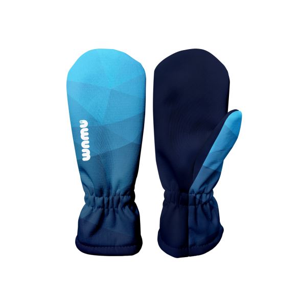 Kinder Softshell Handschuhe, MOSAIC, blue